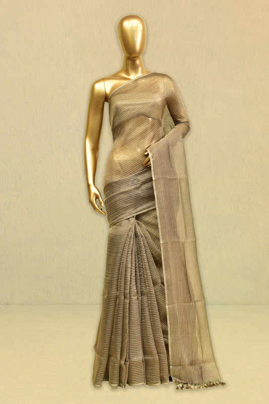 Tissue Plain Saree