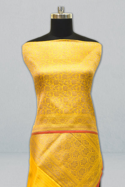 Banarasi Silk Emboss-Brocade Dupatta