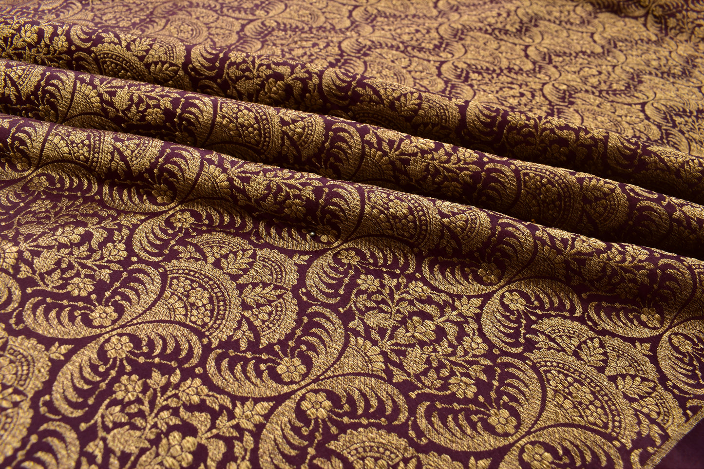 Banarasi Silk Emboss-Brocade Thaan