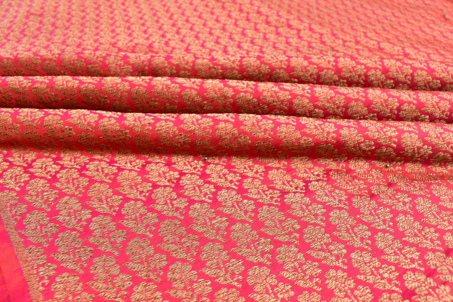 Banarasi Silk Emboss-Brocade Thaan