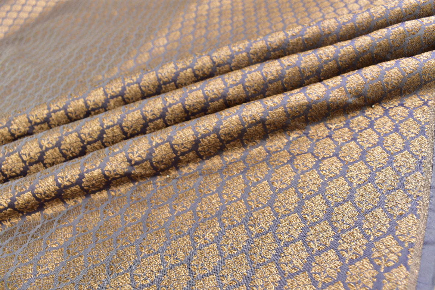 Banarasi Silk Emboss-Brocade Thaan