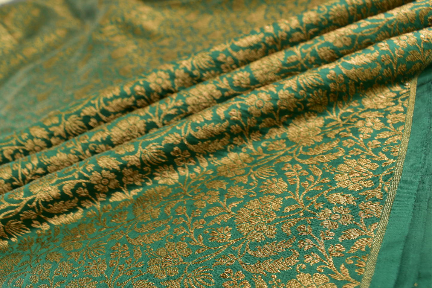 Banarasi Silk Emboss-Brocade Thaan