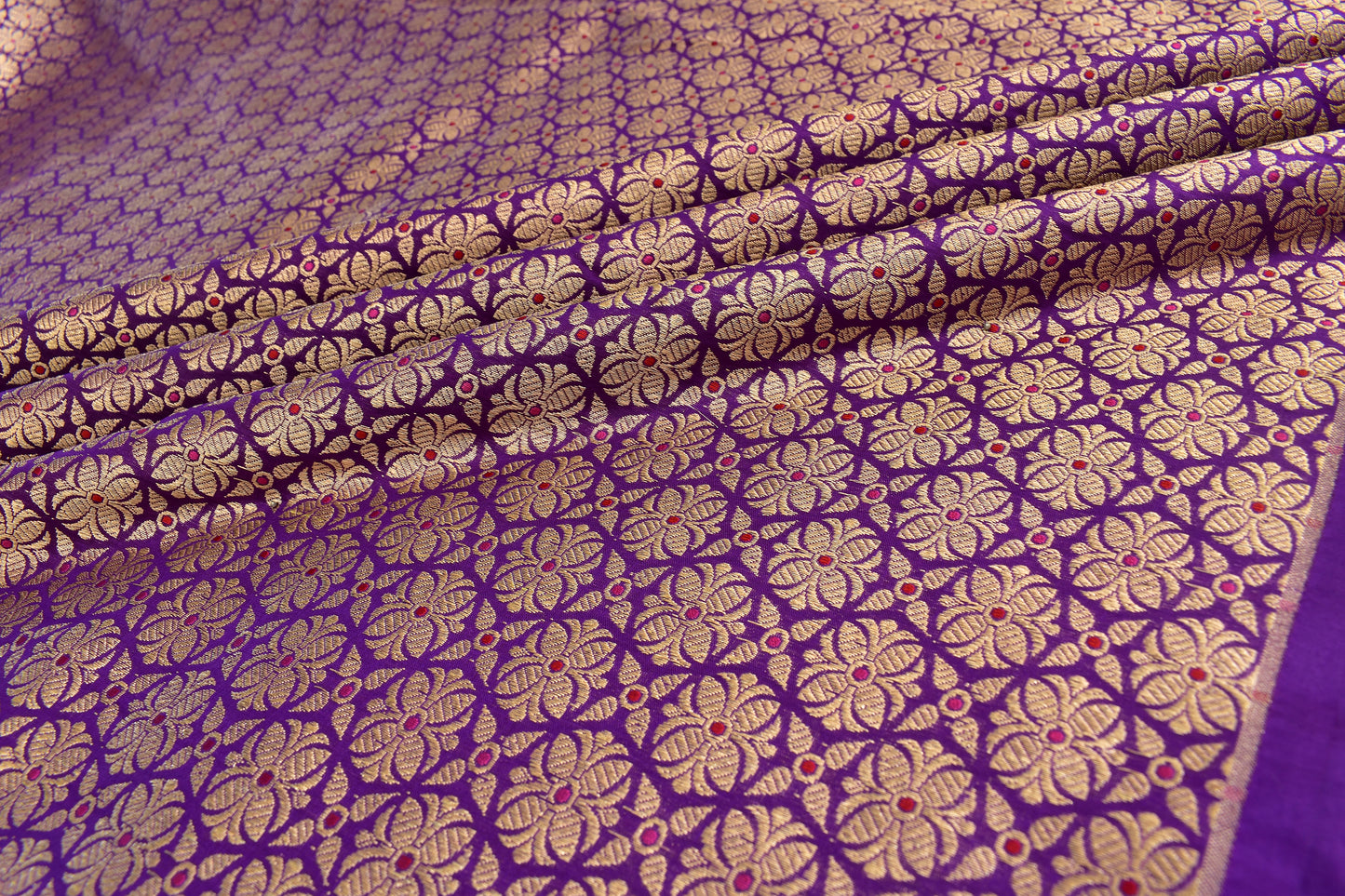Banarasi Silk Emboss-Brocade Thaan