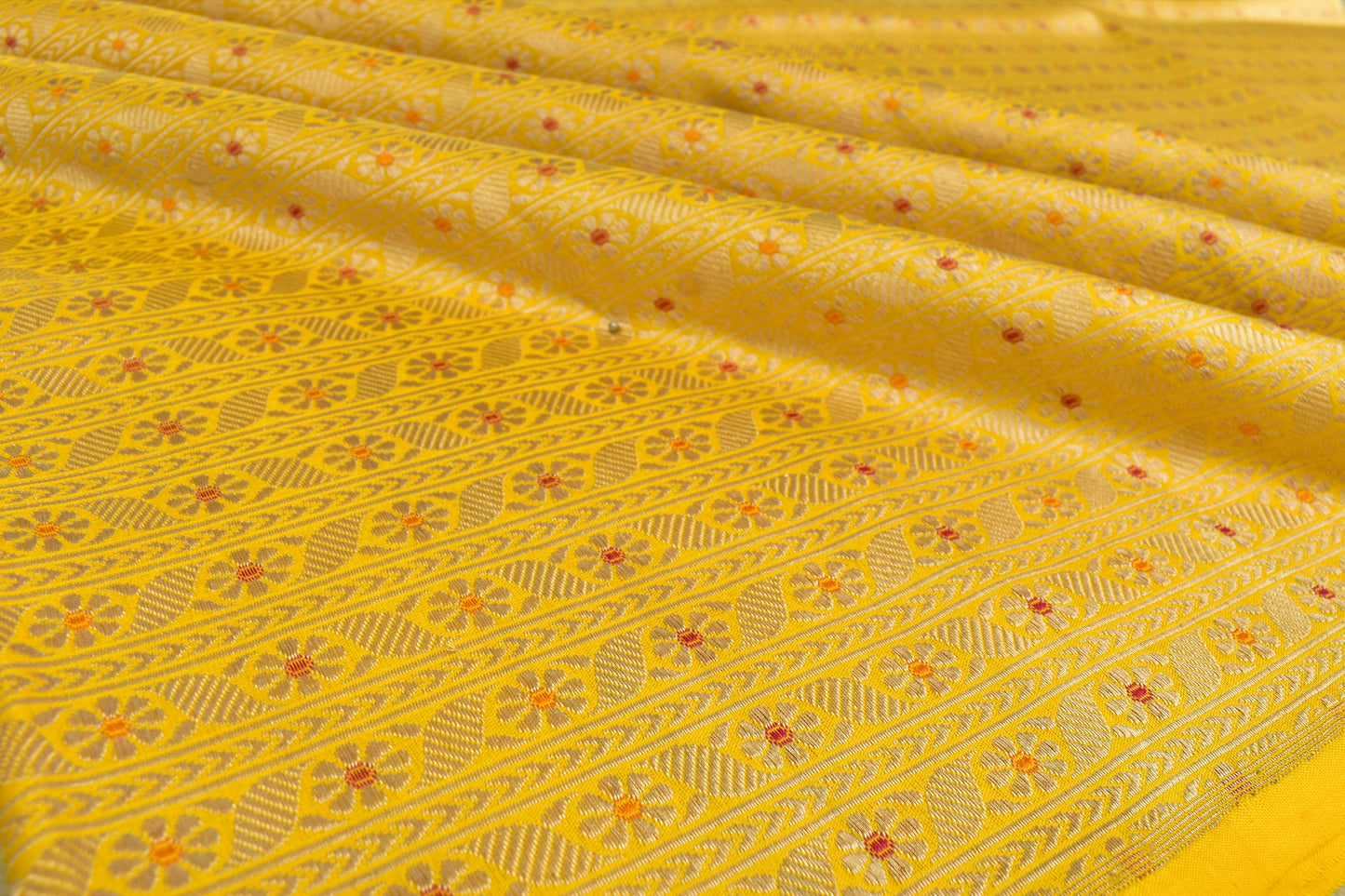 Banarasi Silk Emboss-Brocade Thaan