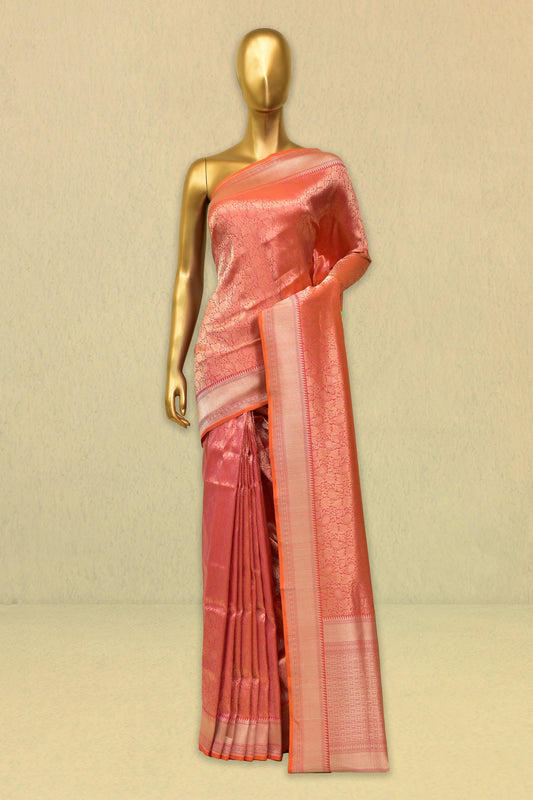 Banarasi Silk Emboss-Brocade Saree