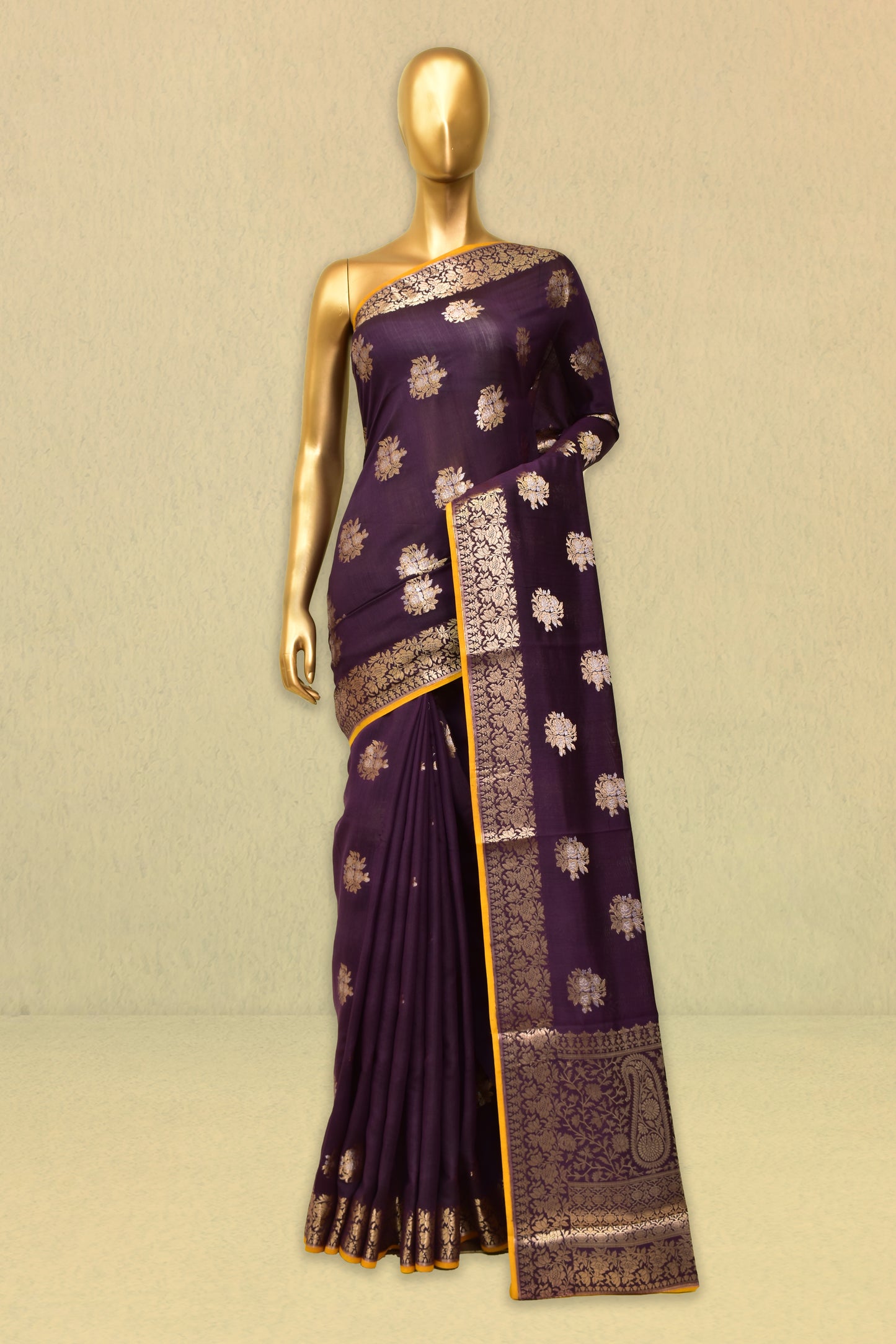 Silk Cutwork Saree