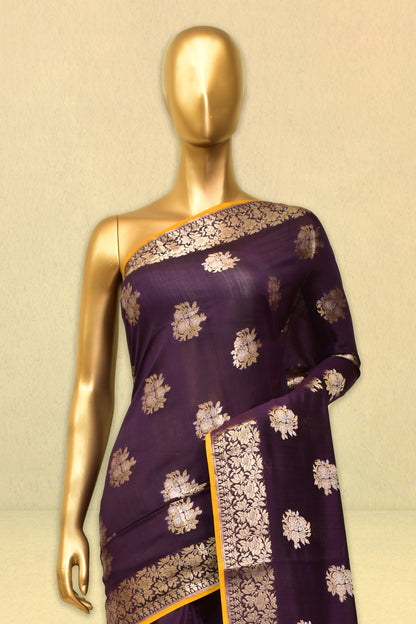 Silk Cutwork Saree