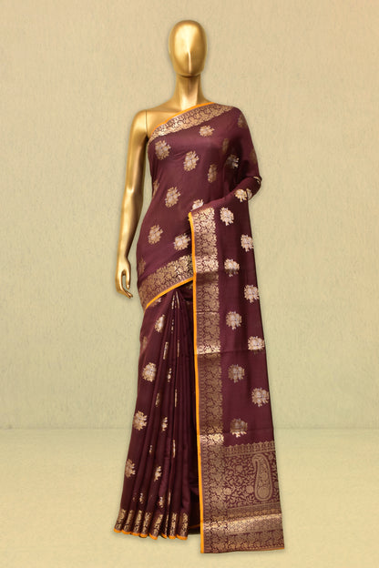 Silk Cutwork Saree