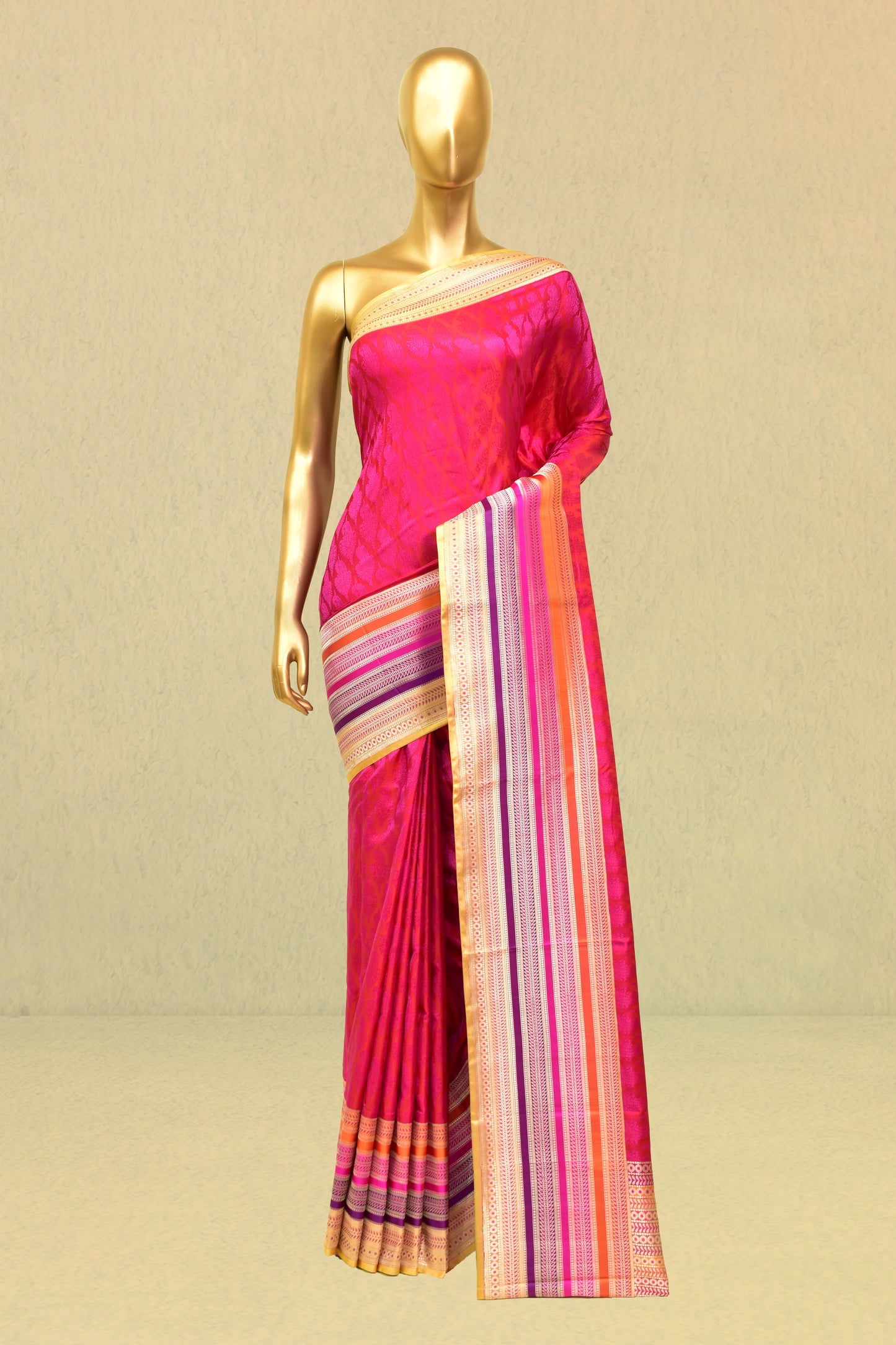 Satin Tanchoi Saree