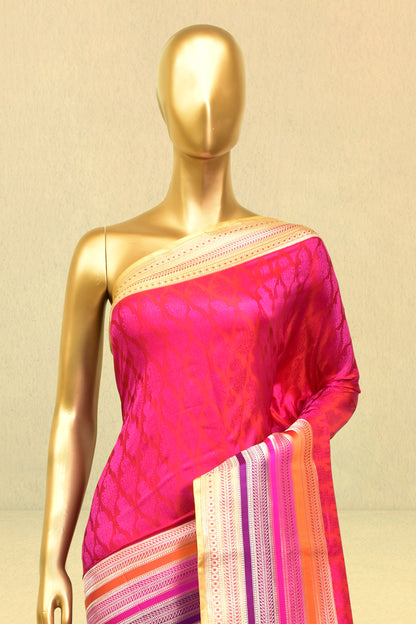 Satin Tanchoi Saree