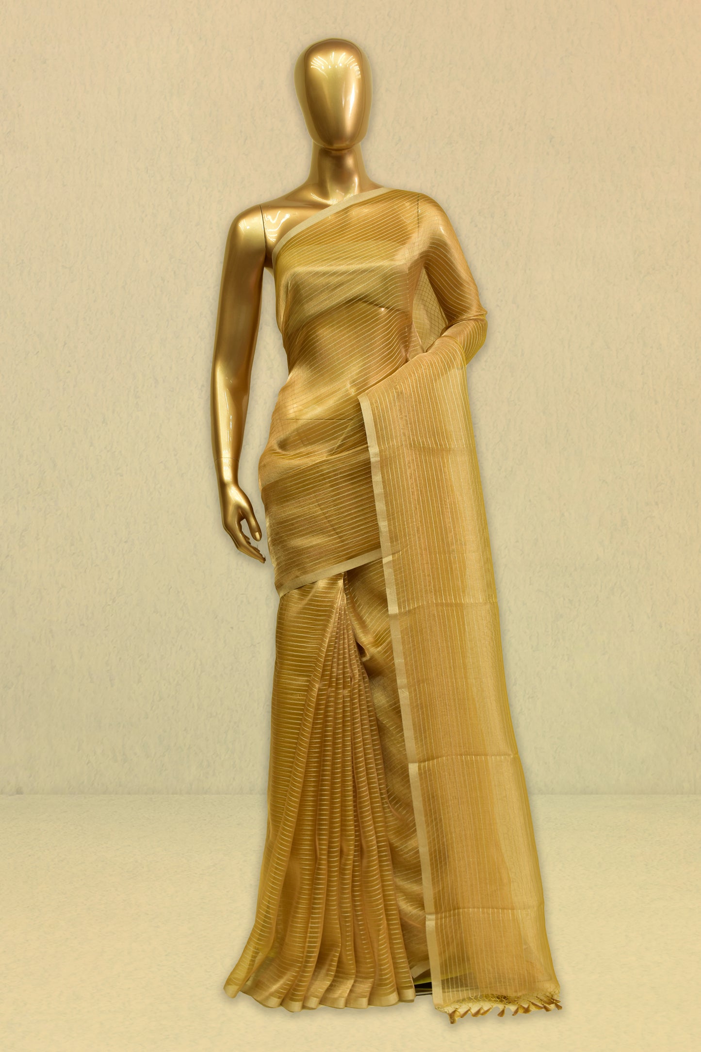 Tissue Plain Saree