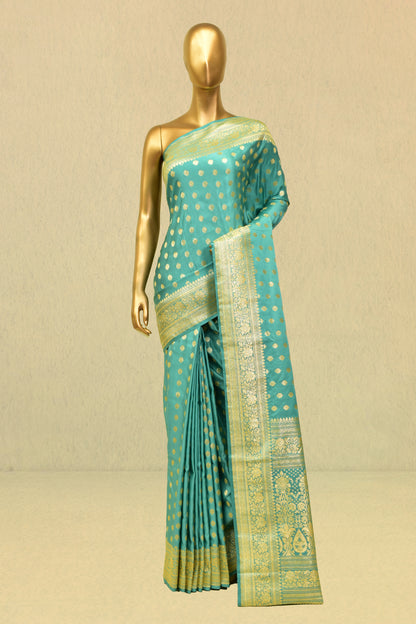 Satin Cutwork Saree