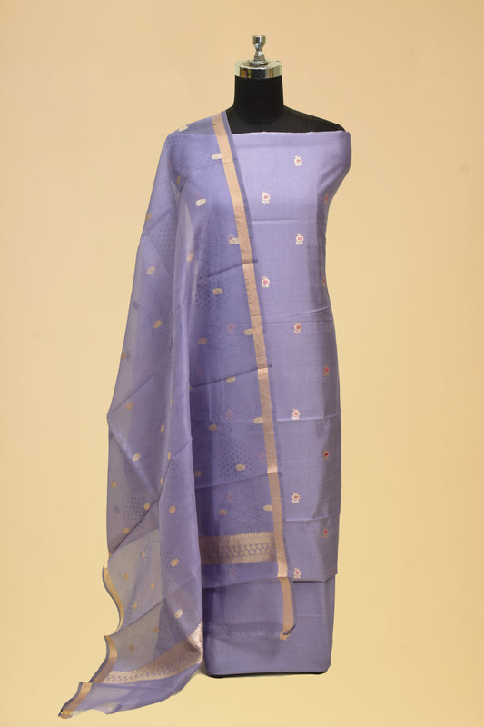 Silk Kadwa Booti Suit