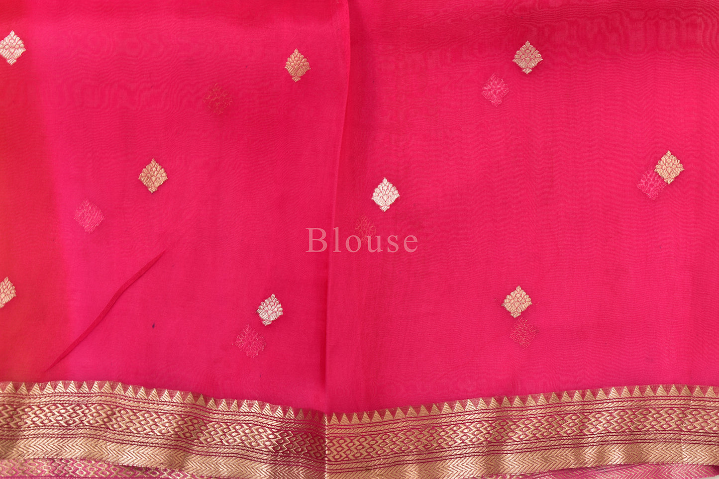 Handwoven Kora Kadwa Saree