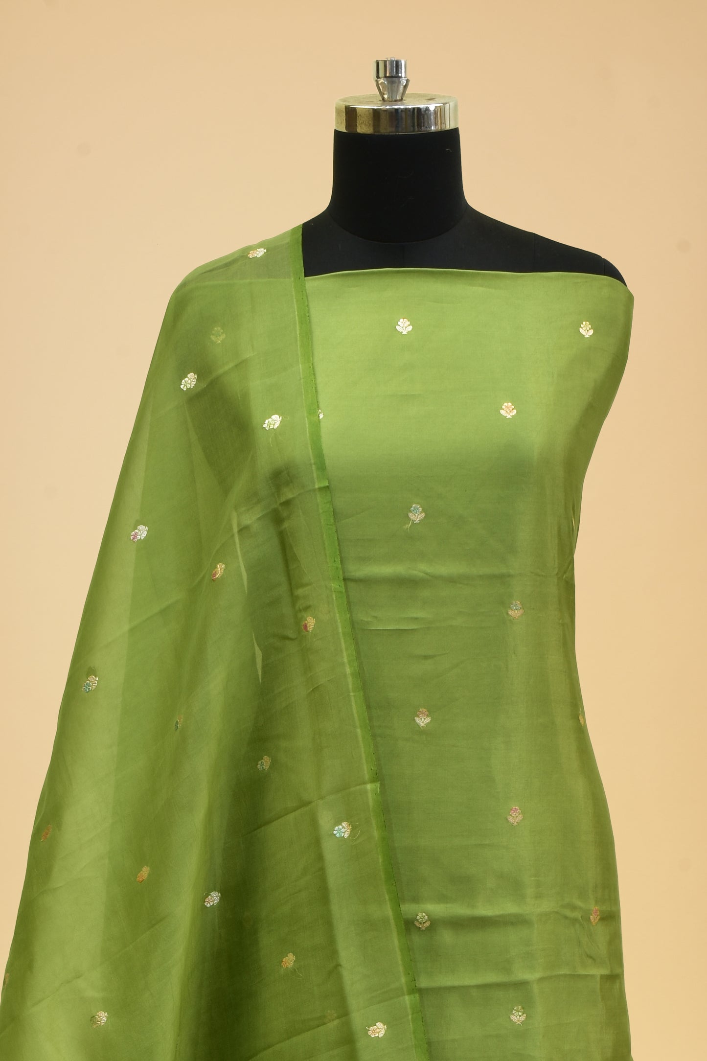 Silk Kadwa Booti Suit