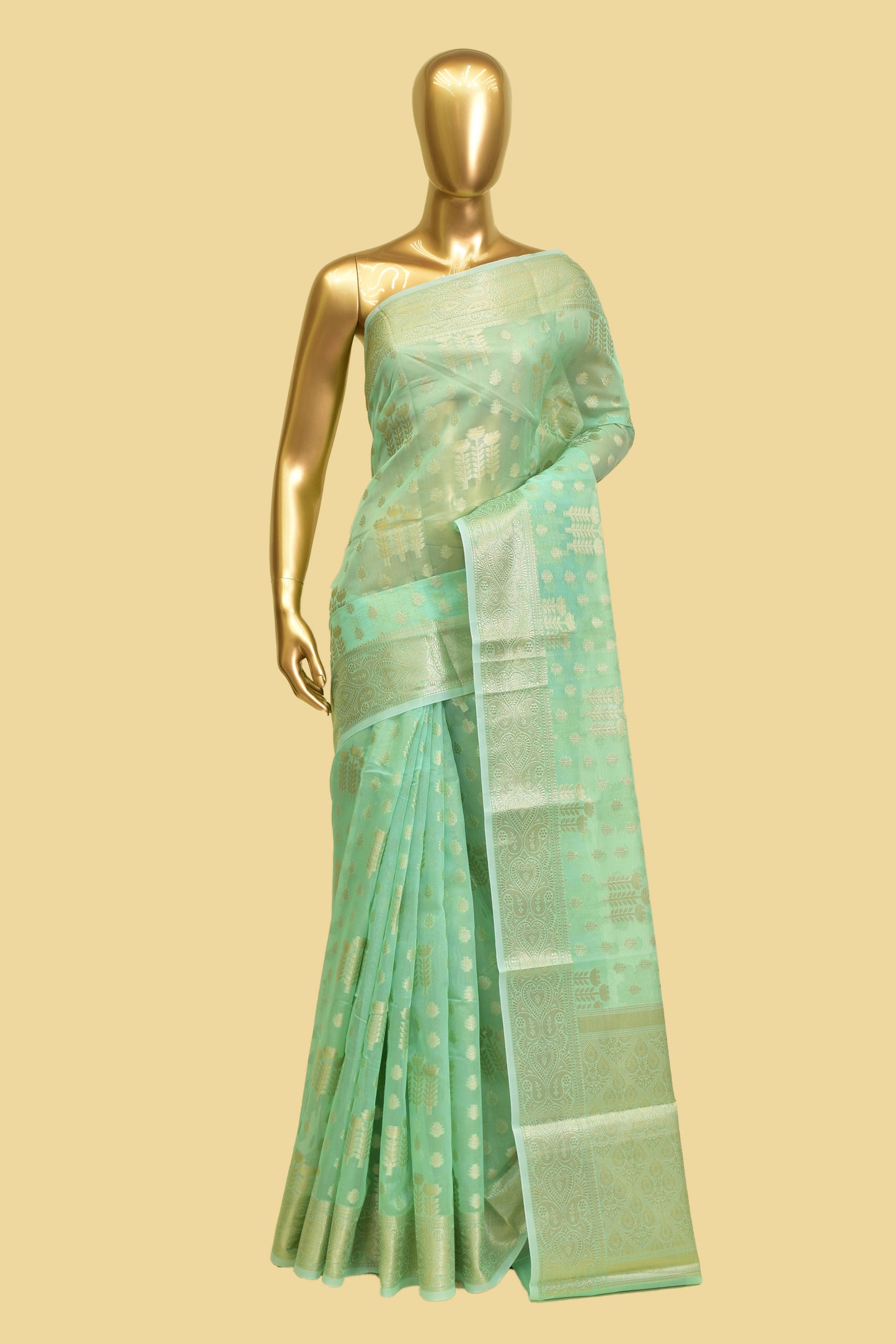 Art Georgette Cutwork Saree