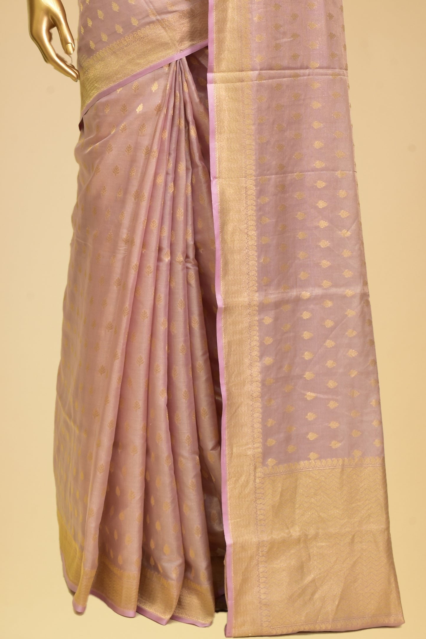 Tissue Cutwork Booti Saree