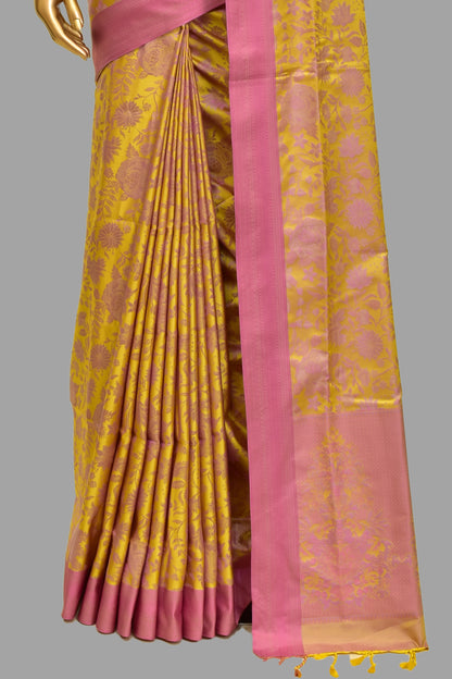 Silk Jaamdani Saree