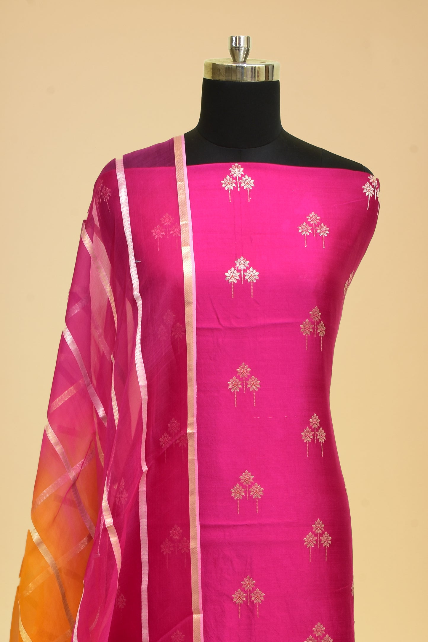 Silk Kadwa Suit