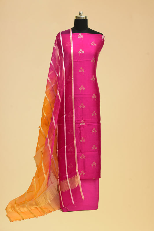 Silk Kadwa Suit