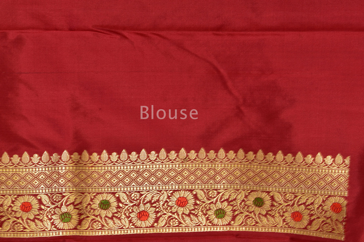 Pure Handwoven Banarasi Silk Kadwa Saree