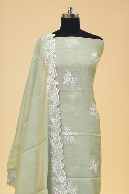 Handwoven Cotton Embroidery Suit