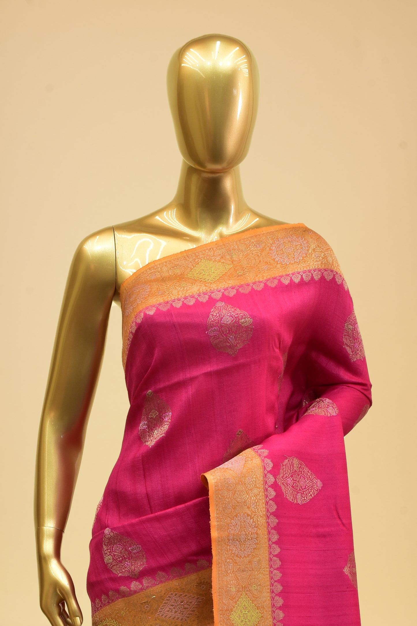 Tusser Kadwa Saree