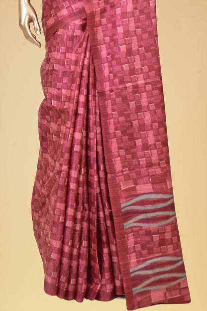 Tusser Weaving Saree