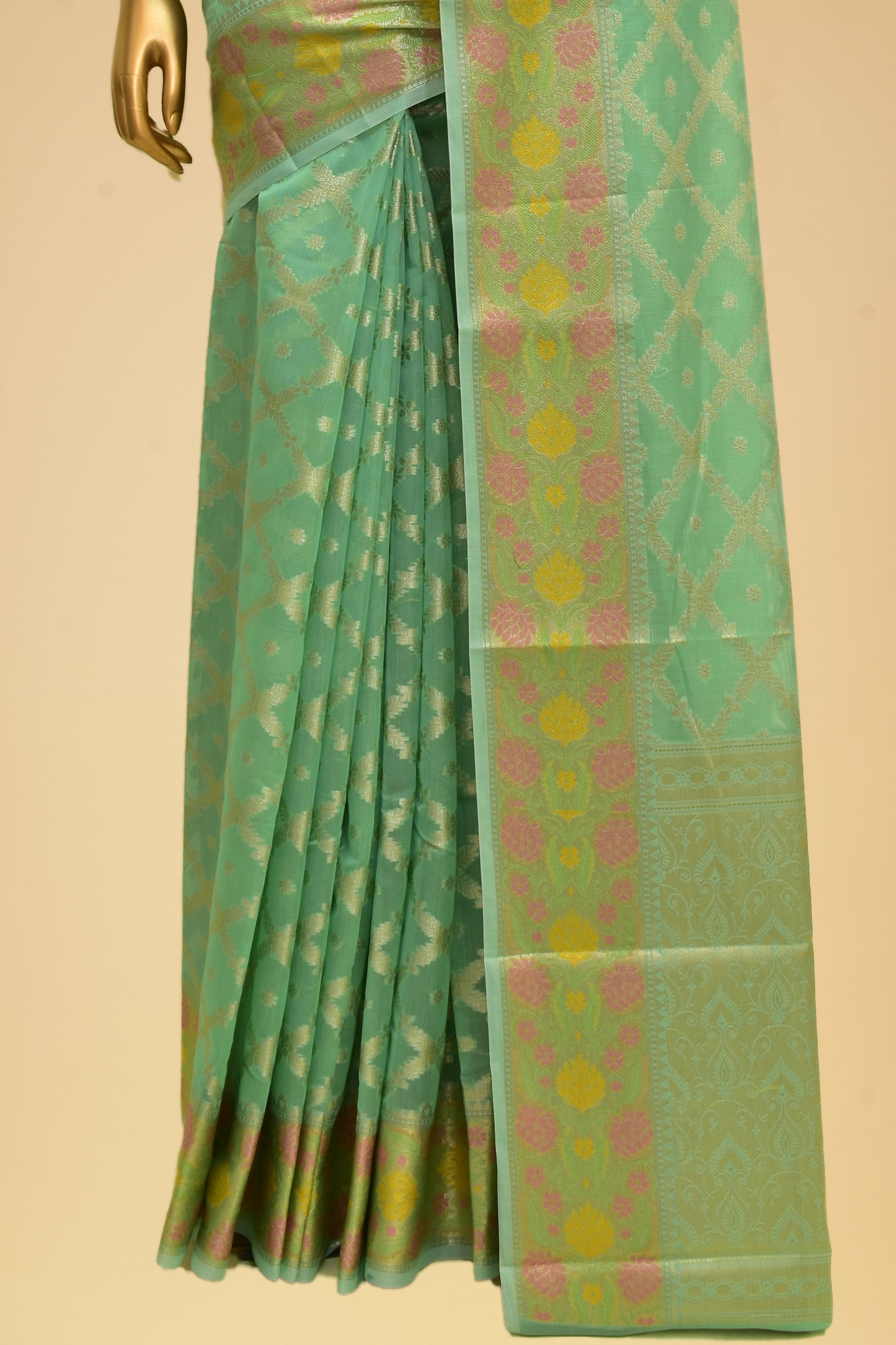 Art Georgette Cutwork Saree