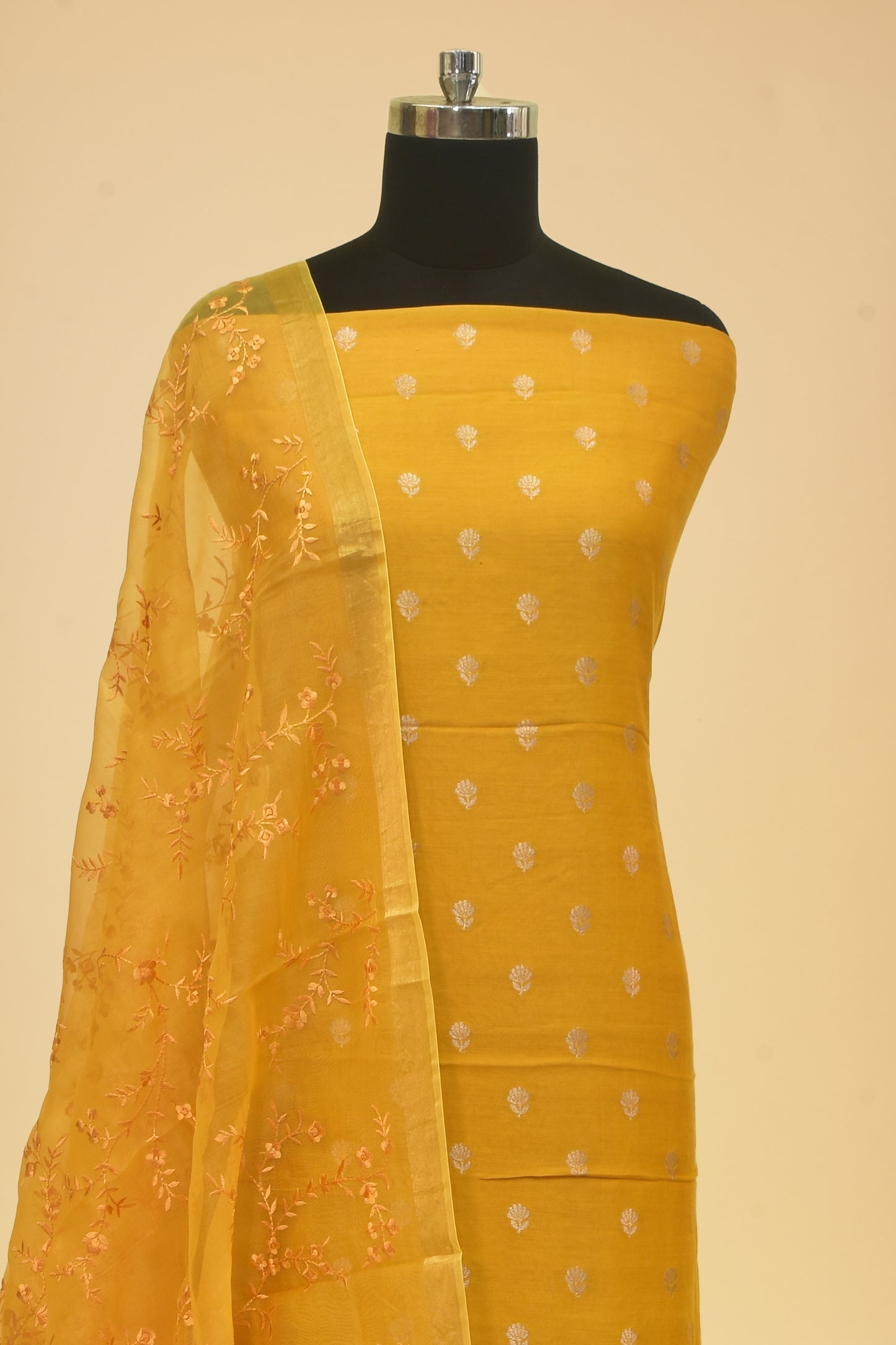 Silk Embroidery Suit