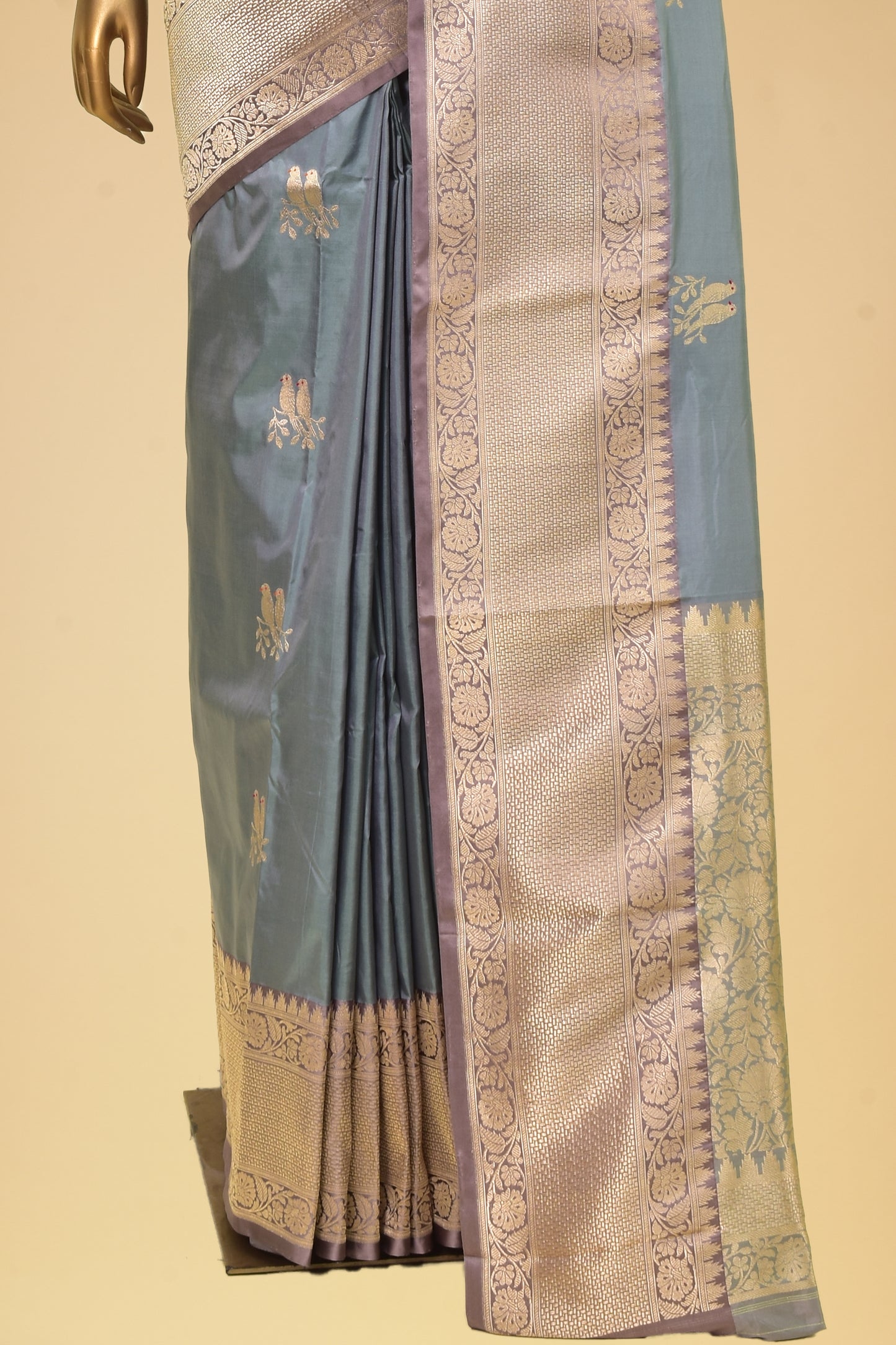 Silk Cutwork Saree