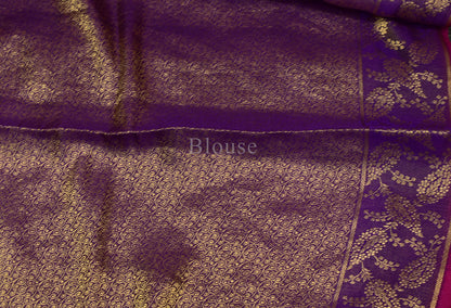 Tissue Plain Saree