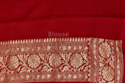 Handwoven Chiffon Cutwork Saree