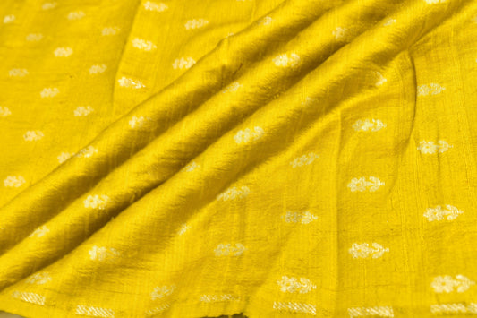 Kadwa Handwoven Pure Dupion Silk Banarasi Thaan