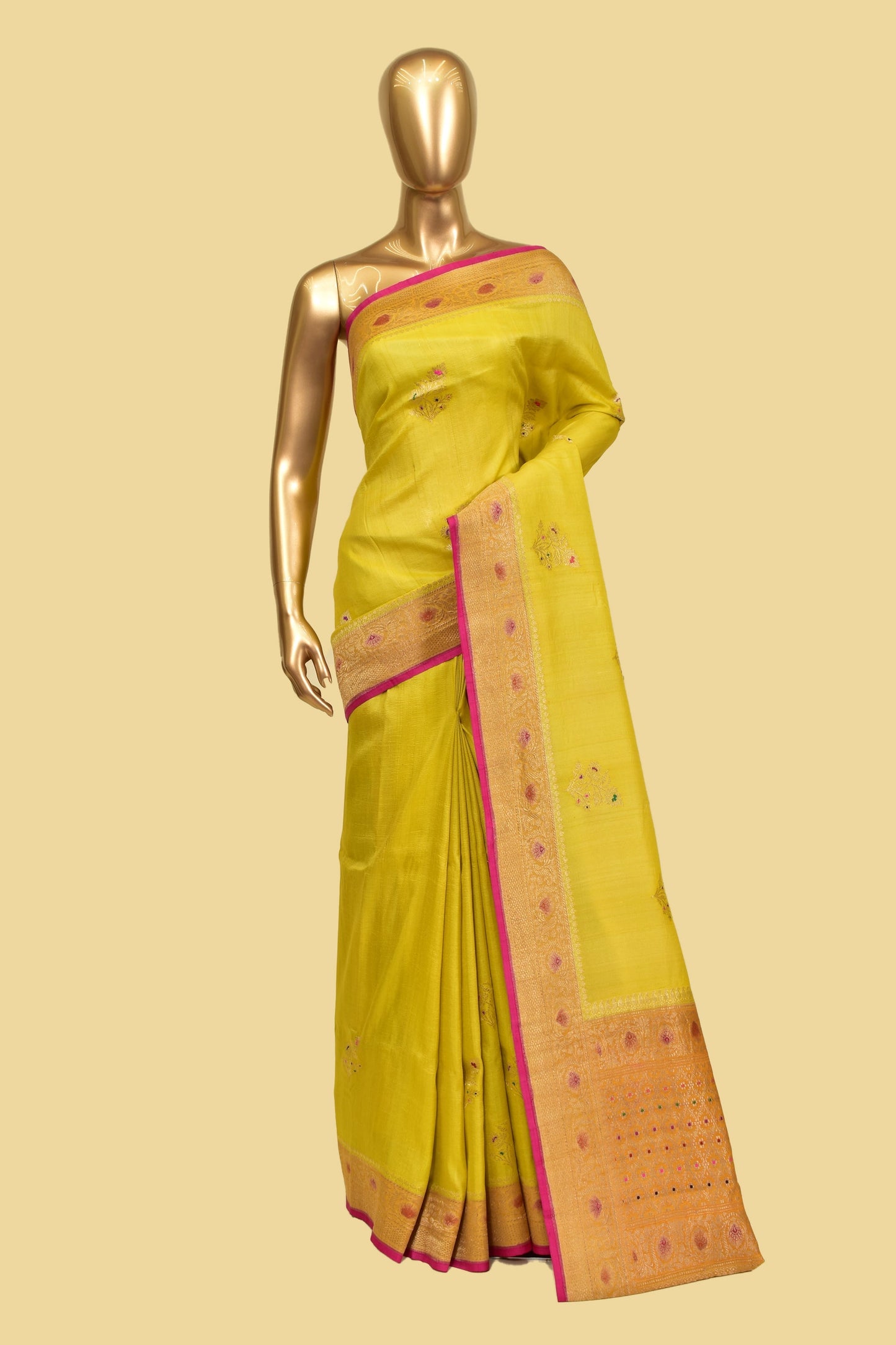 Tusser Kadwa Saree