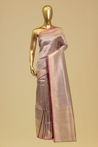 Banarasi Silk Emboss-Brocade Saree