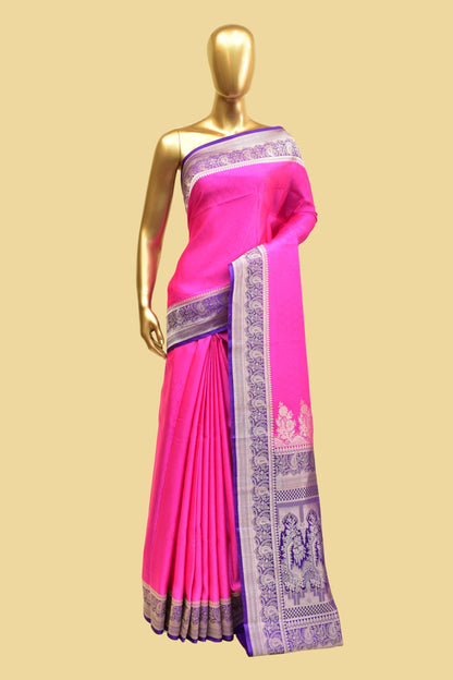 Satin Plain Saree