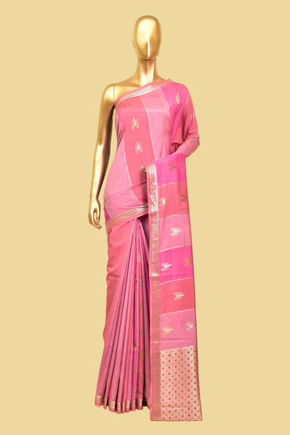 Handwoven Silk Kadwa Saree