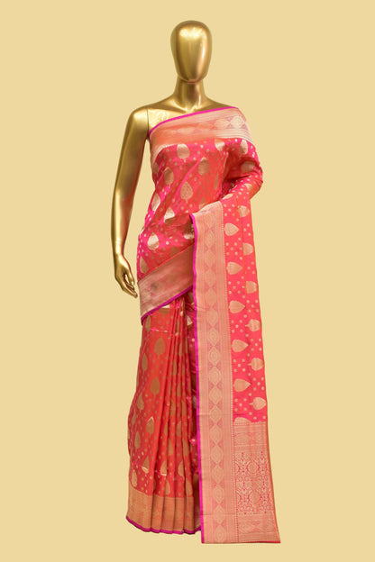 Silk Cutwork Saree