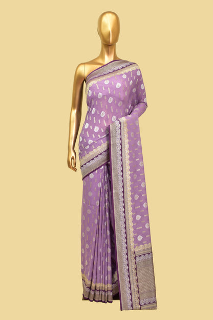 Chiffon Cutwork Saree