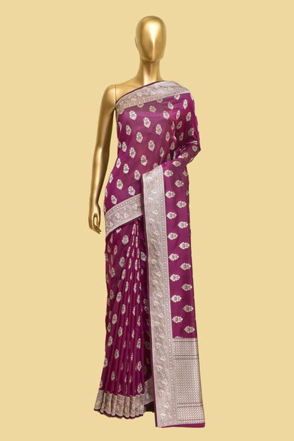 Silk Cutwork Saree