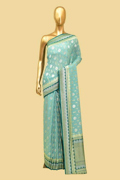 Chiffon Cutwork Saree